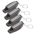 thumbnail image 4 of Whistle, 4Pcs 4 In 1 Multifunction Drop- Survival Whistle, Military Green ABS Plastic for Hiking Boating, 4 of 8