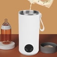 thumbnail image 3 of Kettle Travel Electric Kettle Cordless 6000mah Rechargeable 400ML 55 Stainless Steel Travel Hot Water Boiler for Milk, 3 of 7