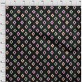thumbnail image 4 of oneOone Georgette Viscose Black Fabric African Aztech Sewing Material Print Fabric By The Yard 42 Inch Wide, 4 of 4