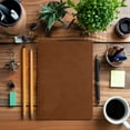 thumbnail image 1 of Thickened Notepad Book - High-Grade Paper for Smooth Writing, Practical Case Inner Pages, Durable Binding Structure, Portable Design, Brown, JKODE, 1 of 8