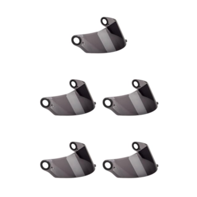 Youkk High-Performance for Visor Lens for FF358 396 Full Face Scratch-Resistant Tawny 255mm 5Set