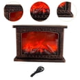 thumbnail image 2 of veasfak LED Fireplace Lantern LED Fire Lamp Fake Fireplace Gift Electric Fireplace Light, 2 of 6
