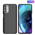 thumbnail image 1 of For 10 Pcs Pack Moto G 5G (2022) Double-Sided Matte Black Tpu, 1 of 5