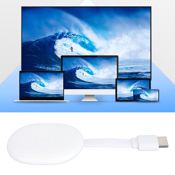 Wireless Display Adapter Dongle, 2.4GHz WiFi Screen Mirroring Video Receiver HD Multimedia Interface Support Online Upgrade for HDTV for