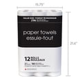 thumbnail image 4 of Black & White 12 Value Size Rolls 183 Sheets, 2-Ply Paper Towel, 4 of 5