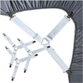 thumbnail image 1 of Bed Sheet Holder Straps Sheet Stays Keepers Bedsheet Holders Fasteners, 1 of 1