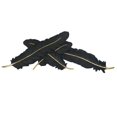 thumbnail image 1 of Sagebrook Home Décoration Murale Plumes Noir/or, 1 of 1
