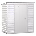 thumbnail image 1 of Arrow Select Steel Storage Shed, 6x4, Gris pâle, 1 of 6