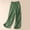 Q-Green, variant on 2025 Women's Cotton and Linen Yoga Pants with Pockets for Women Plus Size Solid Color Drape Casual Plus Pants Oversized