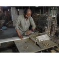 thumbnail image 3 of Oriental Furniture 3 ft. Tall Double Sided Bamboo Tree Canvas Room Divider, 3 of 5