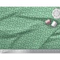 thumbnail image 3 of Soimoi Polyester Crepe Fabric Artistic Leaves Print Fabric by The Yard 52 Inch Wide, 3 of 5