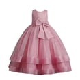 thumbnail image 1 of Robes pour Filles Robes Habillées pour Filles Robe Rose Vif pour Filles Robes d'Anniversaire pour Filles Tenue pour la Journée des Enfants pour Filles Mode pour Filles, 1 of 5