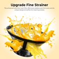 thumbnail image 4 of Intexca Centrifugal Juicer, 2-Speed Fruit & Vegetable Juicer with Stainless Steel Filter, Compact Easy-Clean Design, 4 of 9