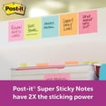 thumbnail image 3 of Post-it® Super Sticky Notes 3321-SSMIA-C, Miami Collection, 3 in x 3 in (76 mm x 76 mm), 3 of 5