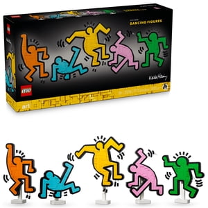 LEGO Art Keith Attaque – Danser les chiffres - Ensemble de décoration pour adultes - Décor d'art mural - Idée cadeau pour les hommes, les femmes et les amateurs d'art qui apprécient DIY Arts et artisanat - 31216