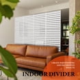 thumbnail image 2 of 72" H x 47" W Freestanding Metal Privacy Screen - Rustproof Weather-Resistant, 0.39" Gap Decorative Fence for Patio & Garden, 2 of 7