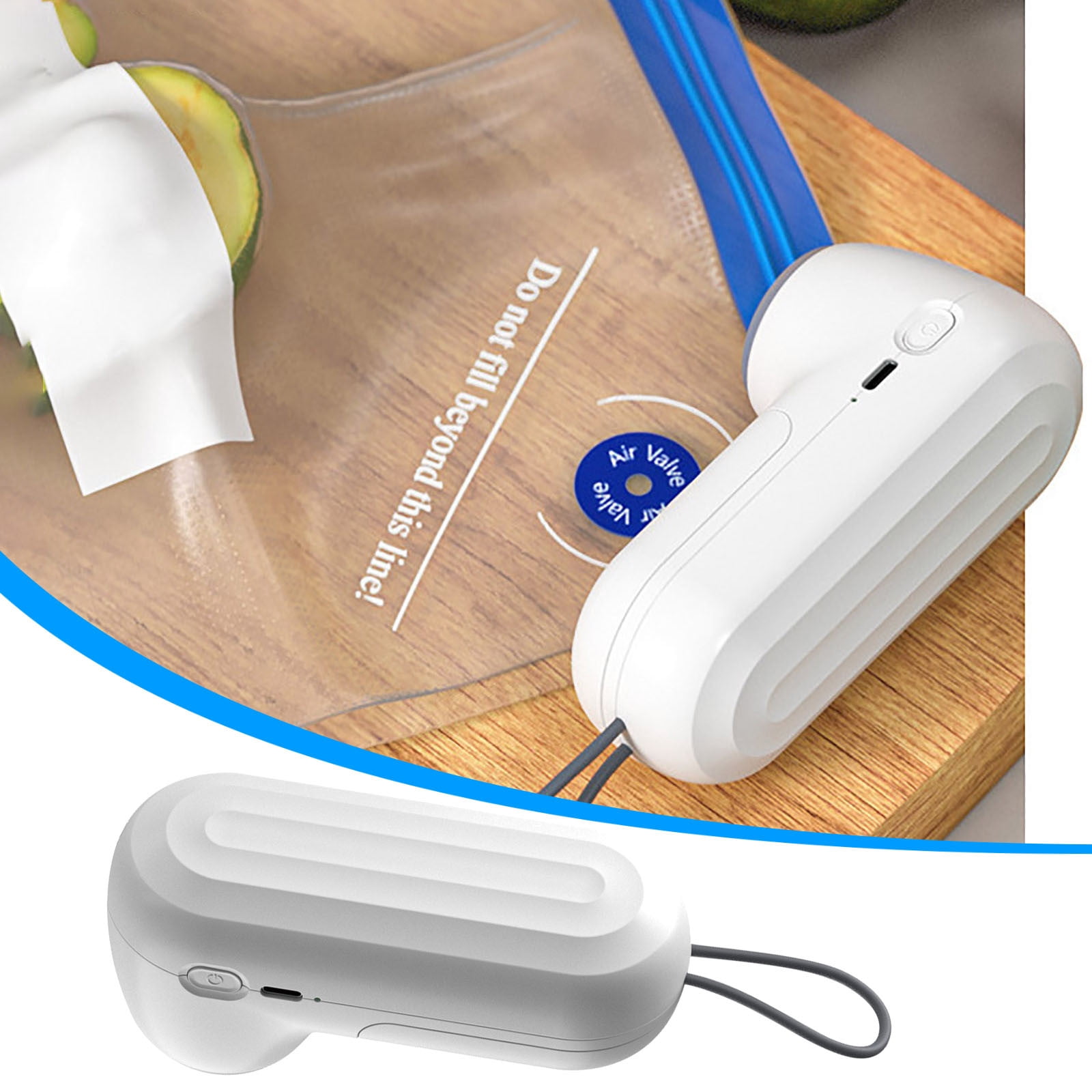 TIMIFIS Packaging Machine Vacuum Sealer Packaging Machine Food Vacuum Compression Bag Special Pump Handheld Household Vacuum Machine USB Vacuum Machine kitchen gadgets Kitchen Gadgets