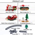 thumbnail image 4 of Ensemble de Train Jouet Ensemble de Train de Noël Voies Ferrées Jouets à Piles Train de Noël Enfant, 4 of 9