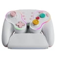 thumbnail image 1 of Manette Sans Fil avec Lumières RVB, gyroscope à 6 Axes, vibration à Double Moteur, Fonction Turbo, programmable, Convient pour Switch/OLED/PC/Android/iOS, avec base de Recharge Sans Fil, 1 of 9