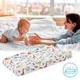 thumbnail image 4 of Housse de Matelas à Langer Douce et Respirante en Coton, Drap de Table à Langer Détachable, Lavable et Réutilisable, Housse de Matelas à Langer pour Tout-Petit de 0 à 3 Ans, 4 of 9