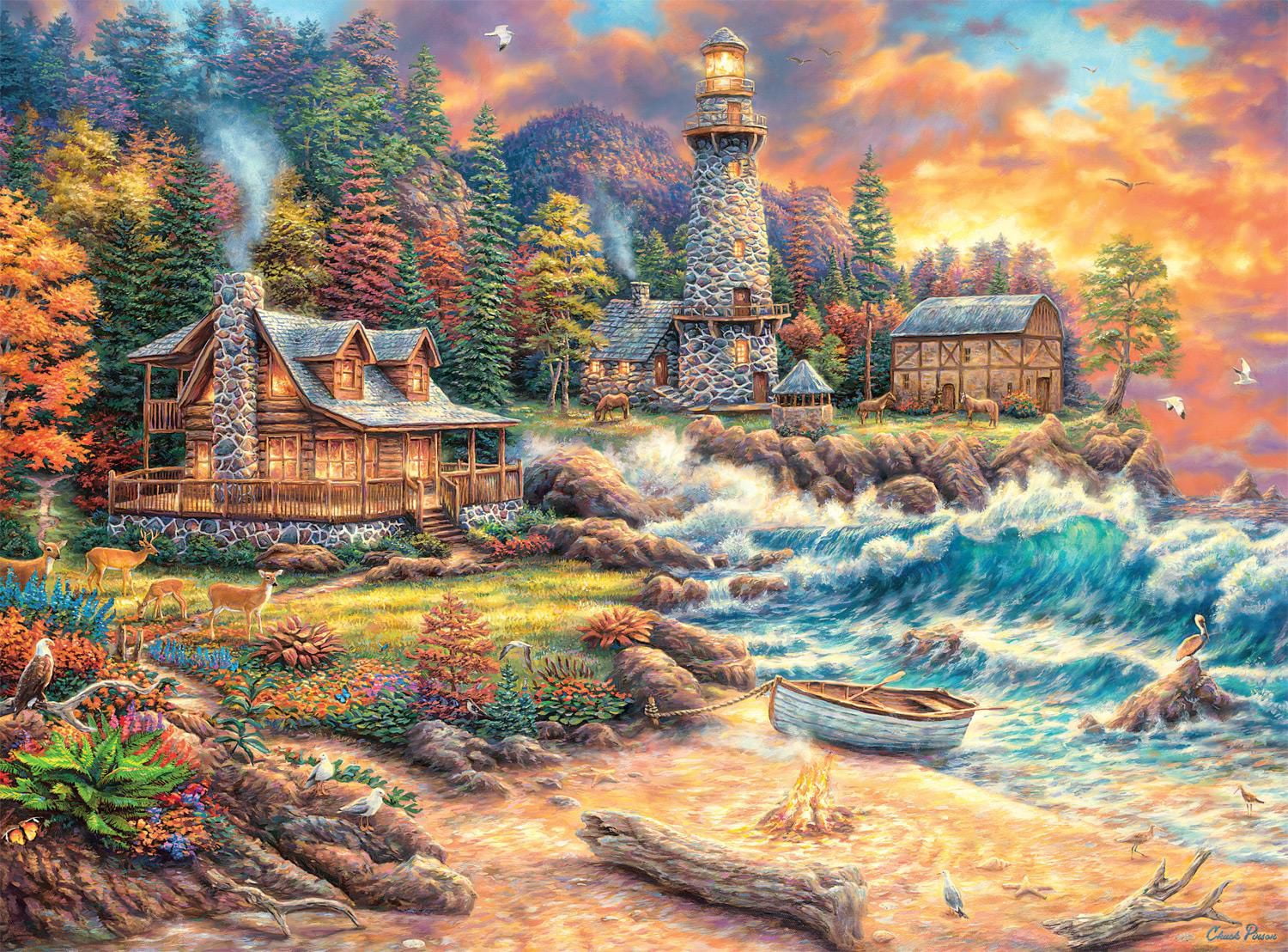 Buffalo Games - Le puzzle Chuck Pinson - Providence by the Sea - en 1000 pièces