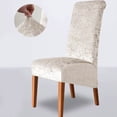 thumbnail image 1 of Dvkptbk Chairs Cover Velvet Stretch Chair Cover Large Slant High Back Chair Cover Solid Color Home Hotel Dining Chair Cover Allin One All Inclusive Dirtproof, 1 of 6