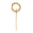thumbnail image 2 of Diamond2Deal 14K Pendentif Initial Lettre V en Or Jaune Petit Bloc Incliné pour Femmes, 2 of 6