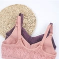 thumbnail image 4 of Timegard Bras for Women No Underwire Front Closure Zipper Lace Bras Comfort Full Coverage Everyday Bra, 4 of 6