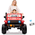thumbnail image 1 of BeesClover 24V 2-Seater Ride On Car for Kids, Electric Truck with Remote Control, 4x45W Motor, Battery Powered with Switchable 4WD/2WD, LED Headlights and Music Player, 1 of 9