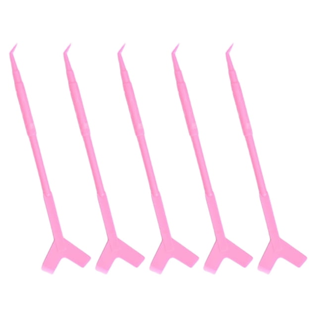 TISHITA 5 Pieces Eyelash Volume Graft Perming Curler Lift Lash Y Brushes rose red