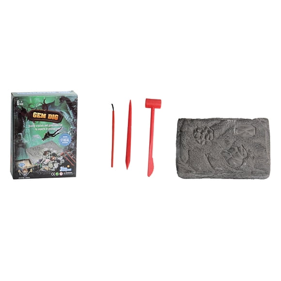 Dinosaur Fossil Skeleton Digging Kit For Kids Excavation Adventure And Educational Play