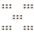thumbnail image 2 of Maytalsory 12x Durable Metal Button Buckle Reliable Fastening Solution For Waistband Adjust Waistband Easy To Practical Fashionable 2 5Set, 2 of 6