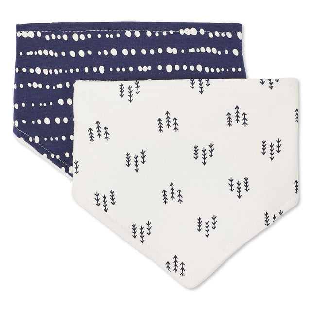 George Infants' Gender Inclusive Bandana Bib 2-Pack