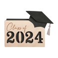 thumbnail image 1 of maskred Customized Graduation Card Wallet For Personalized Touch Graduation Card Book Black, 1 of 6