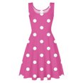 thumbnail image 4 of Costumes Sexy d'Halloween pour Femmes Robe Débardeur Sans Manches Col Rond Imprimé Mode Ligne A pour Femmes 2023 en Liquidation, 4 of 5