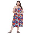thumbnail image 1 of Oussum Robe Tube Courte pour Femmes Sans Manches, Robes d'Été, Bleu, 1 of 7