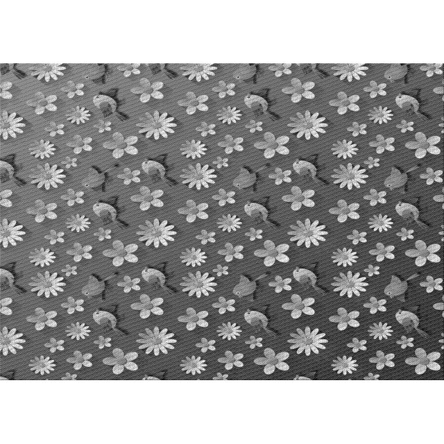 Ahgly Company Machine Washable Indoor Rectangle Transitional Black Area Rugs, 6' x 9'