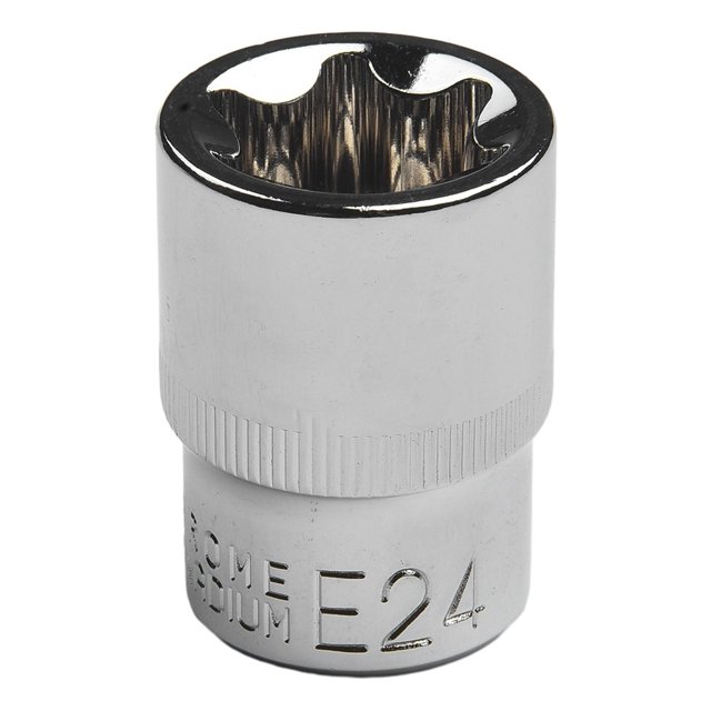 E Type Sockets1/2 Tool Female for Torx Socket for Ratchet End Wrench Head Hand Tools E24