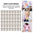 thumbnail image 5 of 200Pcs Mini Brads Handmade Metal Brads Solid Color Brads for Scrapbooking DIY Craft, 5 of 5