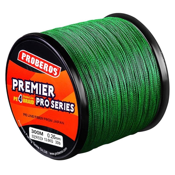 Ligne Élastique de Pêche pour la Pêche, Tresse Haute Résistance pour Attirail, Ligne de Pêche PE à 4 Brins, Performance Supérieure