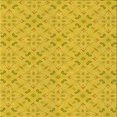 thumbnail image 1 of Ahgly Company Tapis d'Intérieur Lavables à la Machine, Carrés, Transitionnels, Jaunes, Tapis de Zone, 5 Pieds Carré, 1 of 7