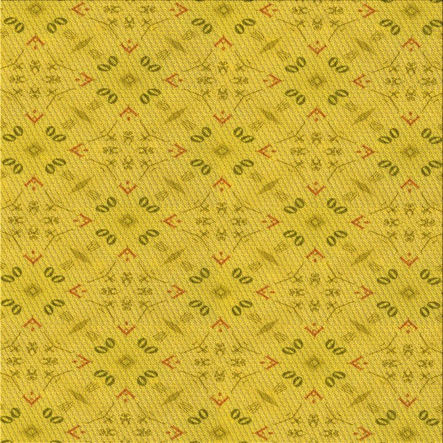 Ahgly Company Tapis d'Intérieur Lavables à la Machine, Carrés, Transitionnels, Jaunes, Tapis de Zone, 5 Pieds Carré