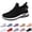Black, variant on longantii Orthopedic Dress Shoes for Women Arch Support Non Slip Slip on Work Shoes Wide Mesh Stretch Work Shoes Comfortable 2026 Orthopedic Shoes Blue