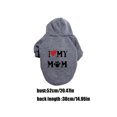 thumbnail image 3 of LSLJS Dogs Sweatshirt Pet Supplies Dog Clothes Fleece Cloth Mommy Pet Sweater Teddy Clothes Spring Fall Winter, Polyester Pet Sweatshirt, 3 of 6
