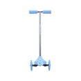 thumbnail image 4 of Voyager trottinette pour enfants à 3 roues à direction par inclinaison, roues lumineuses, bleu, 3 ans et plus, 4 of 6