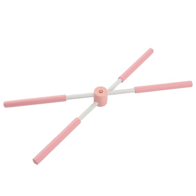 Open Shoulder Stick, Relieve Your Pains Crossed 75.2cm Posture Corrector Stick Pink For Training