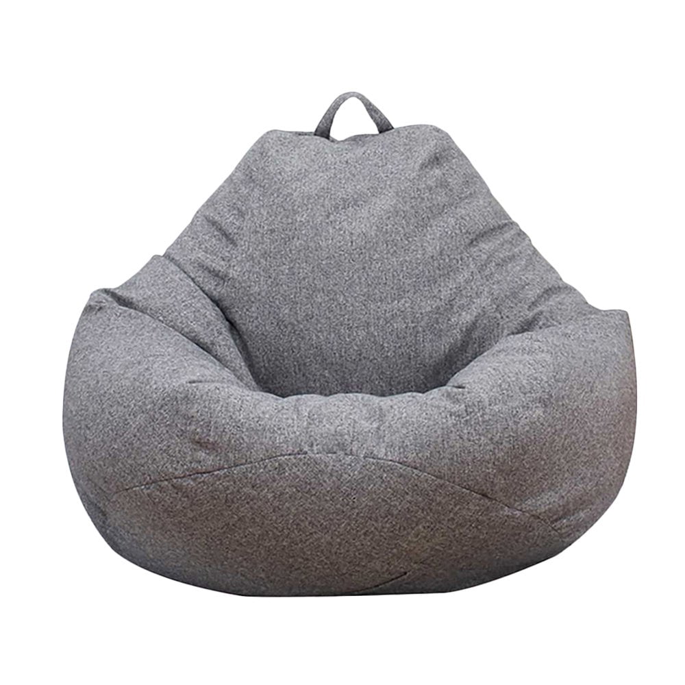 Large Bean Bag Chair Sofa Couch Cover Without Filler Lazy Lounger High ...