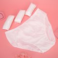 thumbnail image 4 of 4pcs Menstruation Maternity Disposable Cotton Women Breathable Underwear, 4 of 8