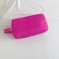 thumbnail image 3 of Women Cosmetic Bag Nylon Wash Bags Portable Large Capacity for Camping (Purple), 3 of 10