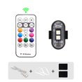 thumbnail image 1 of Wireless Light Aircraft Airplane Helicopter Warning Lights RGB Led Aircraft Strobe lights Motorcycle Lights LED Flash Position,1, 1 of 2